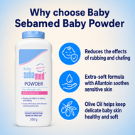 Seba med Baby Powder with Olive Oil & Allantoin ā 200g
