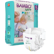 Bambo Nature Premium Baby Tape Diapers for Babies, XXL Size (16+ Kgs)