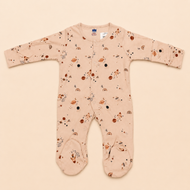 Space Adventure Cotton Footed Sleepsuit for Newborn Babies (0-12 Months) | Soft & Comfortable Romper
