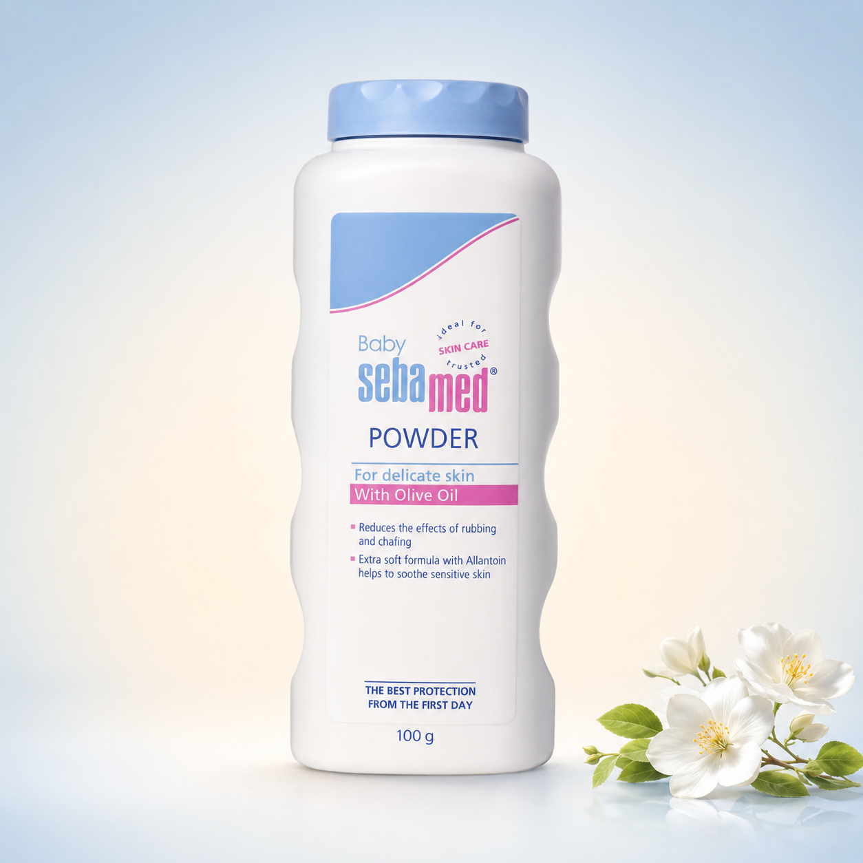 Seba med Baby Powder with Olive Oil & Allantoin – 100 g
