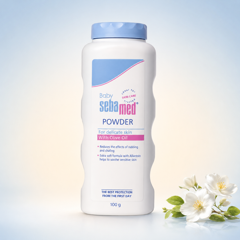 Seba med Baby Powder with Olive Oil & Allantoin – 100 g
