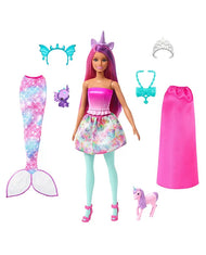 Barbie Doll and Fantasy Pets, Dress-Up Doll, Mermaid Tail and Skirt