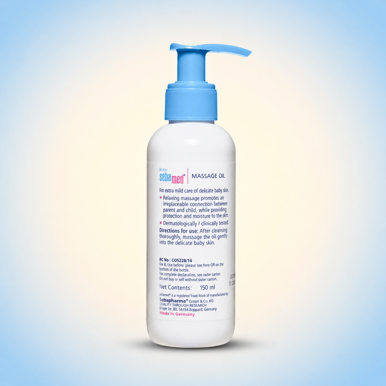 Seba med Baby Massage Oil with Natural Oils & Vitamin F – 150 ml
