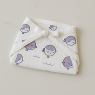 Ocean Whale Muslin Nappy