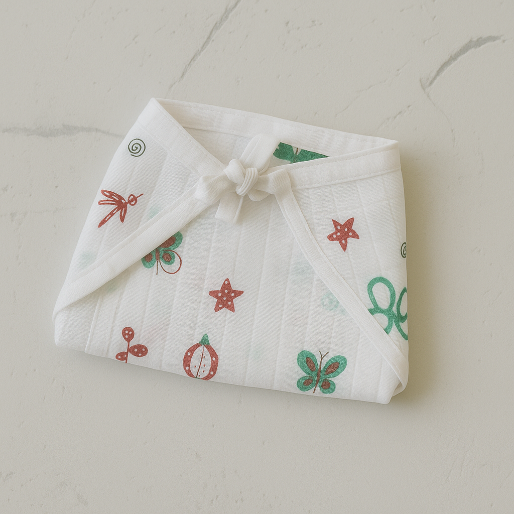 Garden Butterfly Muslin Nappy - Mamadada