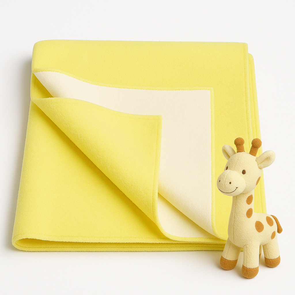 Yellow Waterproof  Bed Protector