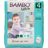 Bambo Nature Premium Baby Pants Diapers for Babies, Large Size (7-12 Kgs)