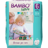 Bambo Nature Premium Baby Tape Diapers for Babies, XXL Size (16+ Kgs)