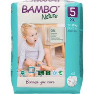 Bambo Nature Premium Baby Tape Diapers for Babies, XL Size (12-18 Kgs)