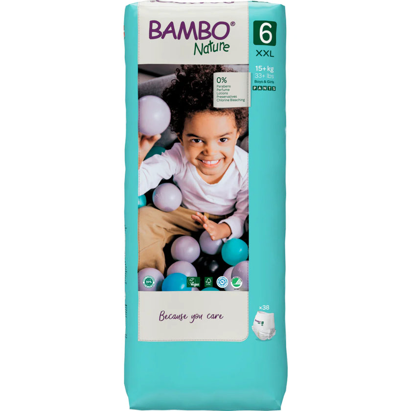 Bambo Nature Premium Baby Pants Diapers for Babies, XXL Size (15+ Kgs)