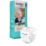 Bambo Nature Premium Baby Tape Diapers for Babies, Medium Size (4-8 Kgs)