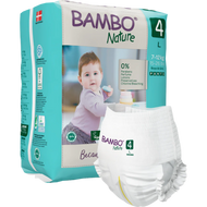 Bambo Nature Premium Baby Pants Diapers for Babies, Large Size (7-12 Kgs)