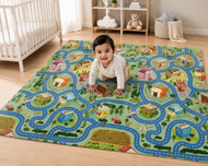 Kids City Road Adventure Play Mat