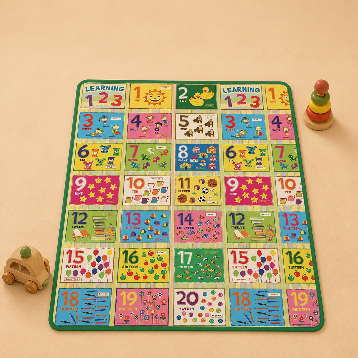 Kids Numbers Learning Educational Play Mat