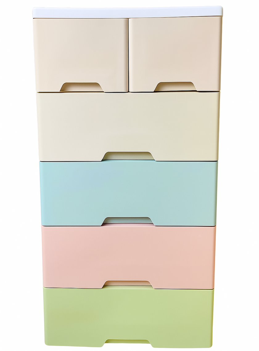 Pastel Bliss 5-Layer Storage Drawer
