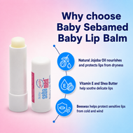 Seba med Baby Lip Balm for Delicate Lips – 4.8 g