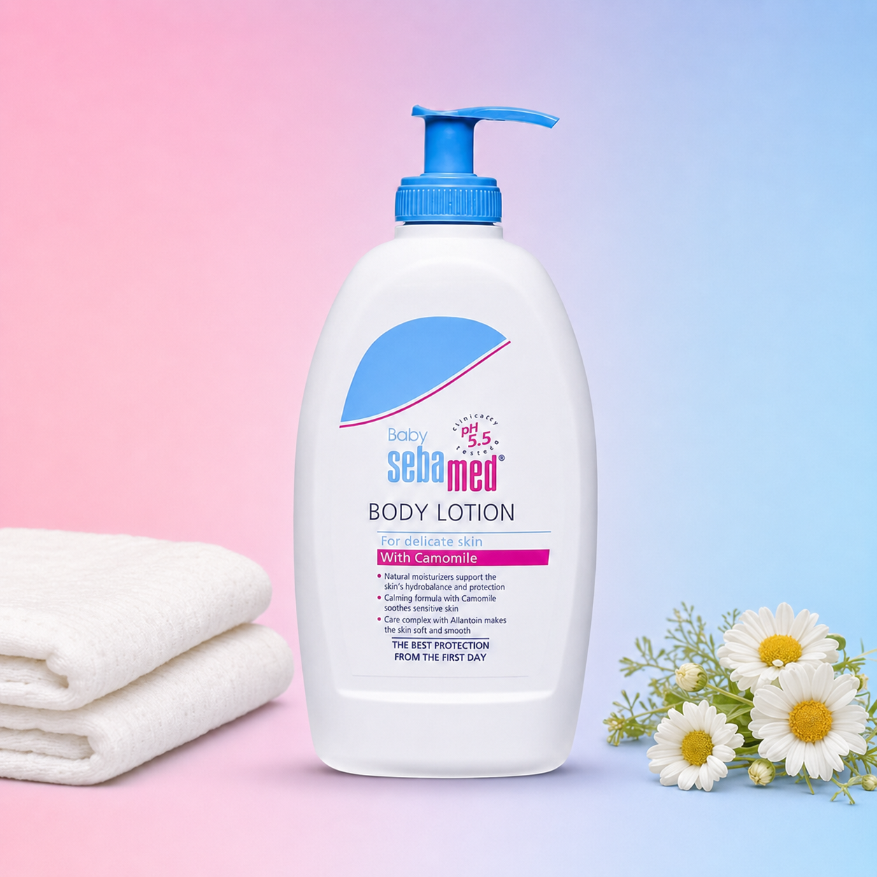 Seba med Baby Body Lotion with Camomile – 400ml
