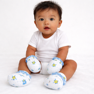 Blue Buddy Newborn Mittens & Booties Set