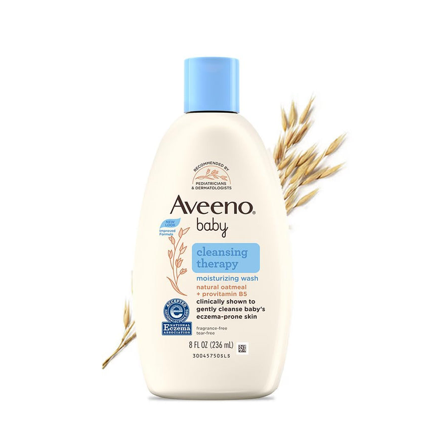 Aveeno Baby Cleansing Therapy Wash for Sensitive Baby Skin 236ml
