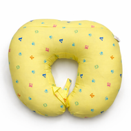 Yellow Alphabet & Paw Print Feeding Pillow