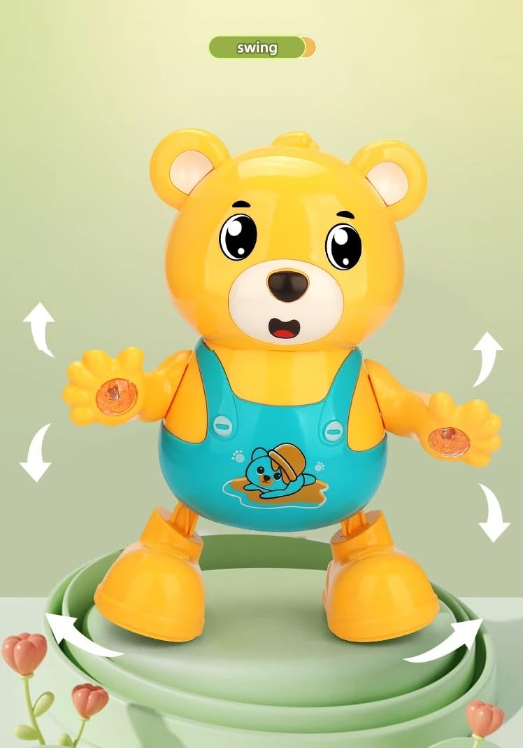 1Pcs Musical Dancing Bear Doll