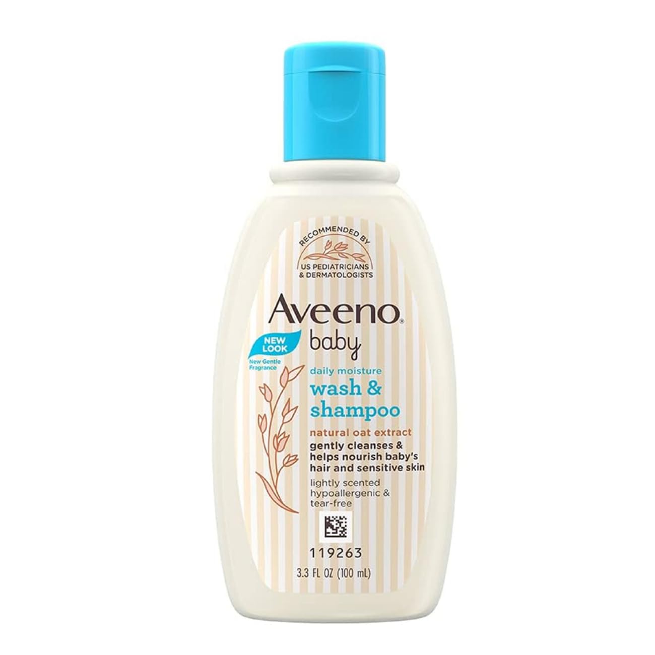 Aveeno Baby Daily Moisturising Wash & Shampoo Travel Pack 100ml - Mamadada