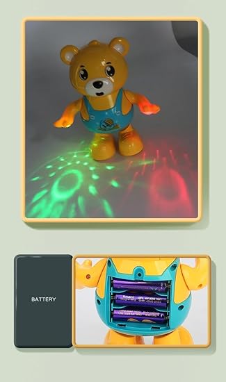 1Pcs Musical Dancing Bear Doll