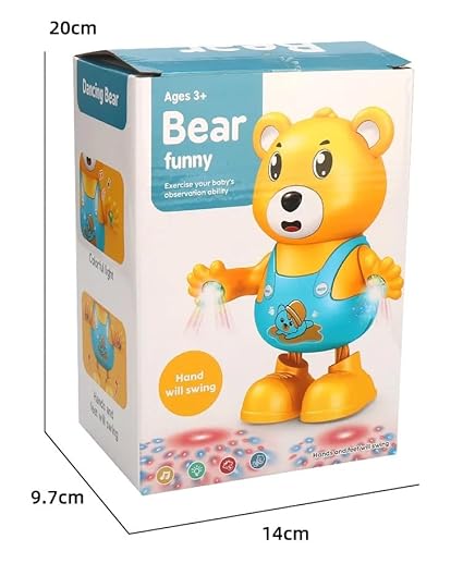 1Pcs Musical Dancing Bear Doll