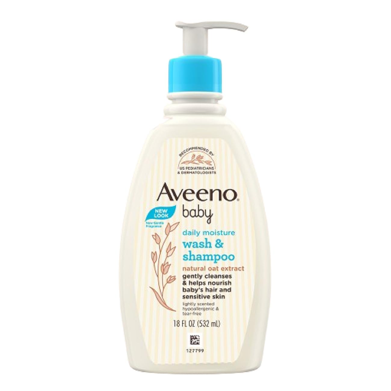 Aveeno Baby Daily Moisturising Wash & Shampoo 354ml - Mamadada