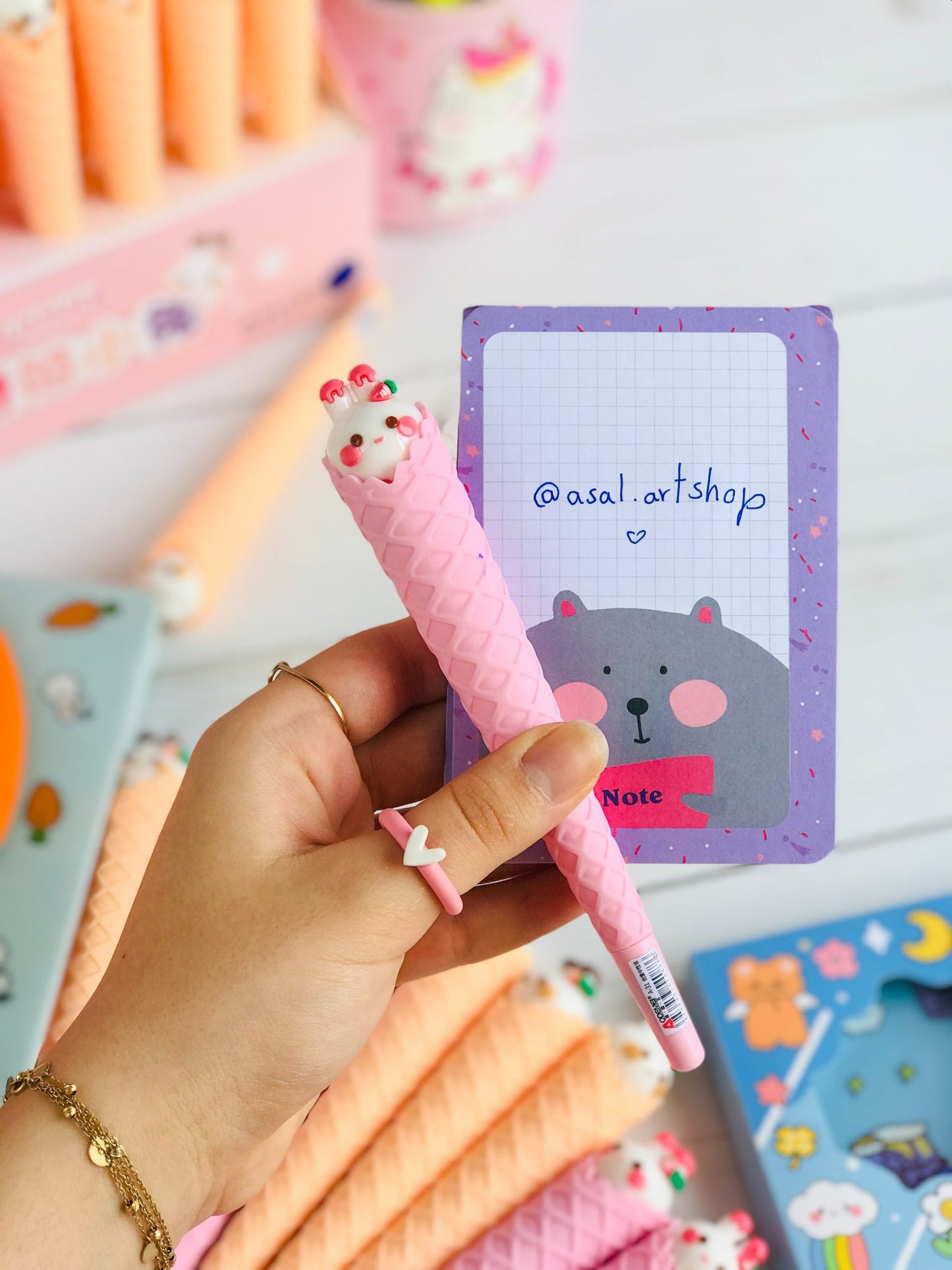 Sweetie Sugar Mouse Gel Pens - Mamadada