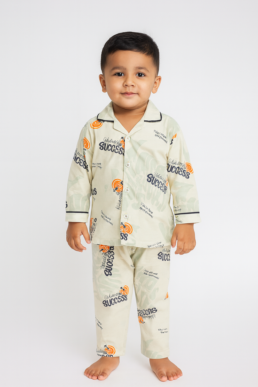 Trendy Kids Nightwear Sets – Stripes, Prints & Motivational Styles (Boys)