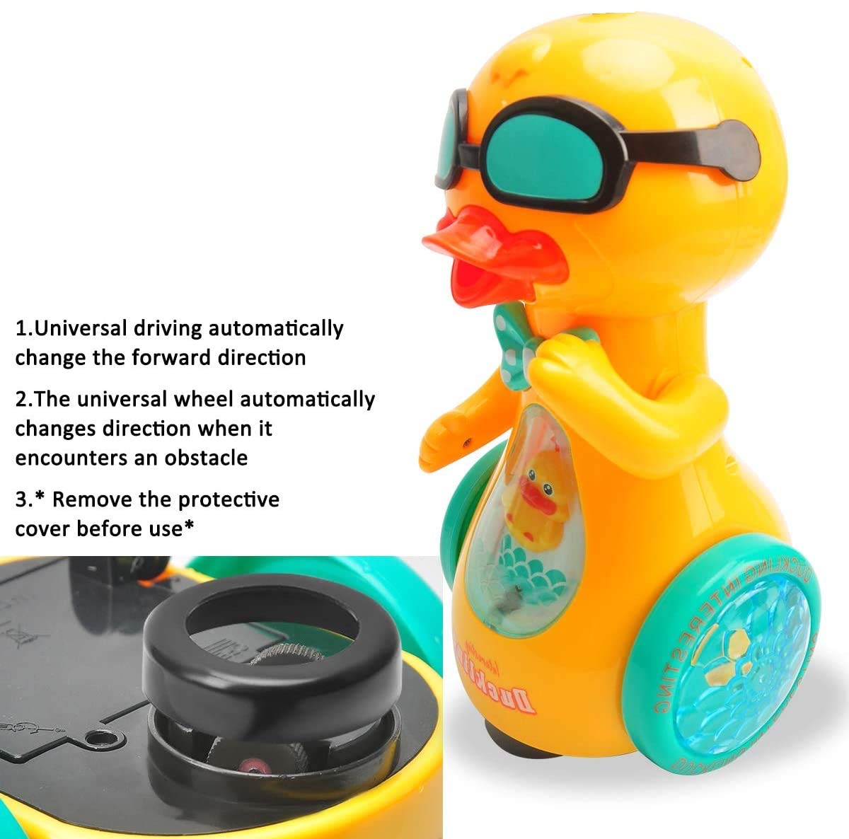 Electric Dancing Duck – Music & Light Toy - Mamadada