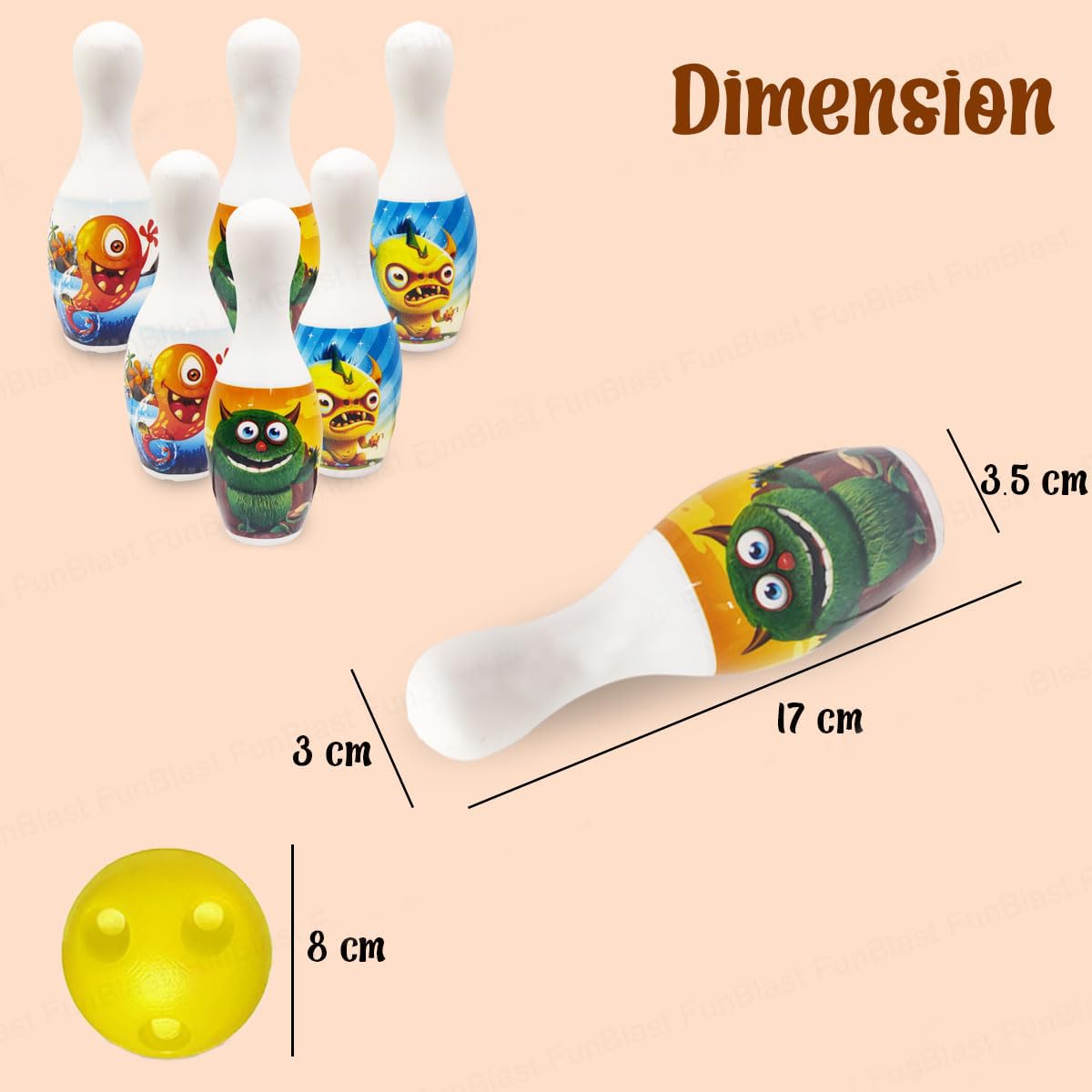 PSEUDO® Bowling Toy Set