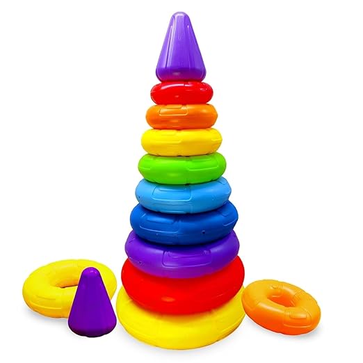 Rainbow Stacking Rings Toys for Kids
