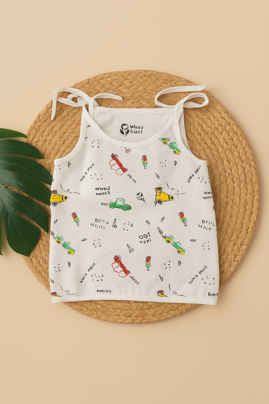 Car Print Muslin Jabla - Mamadada