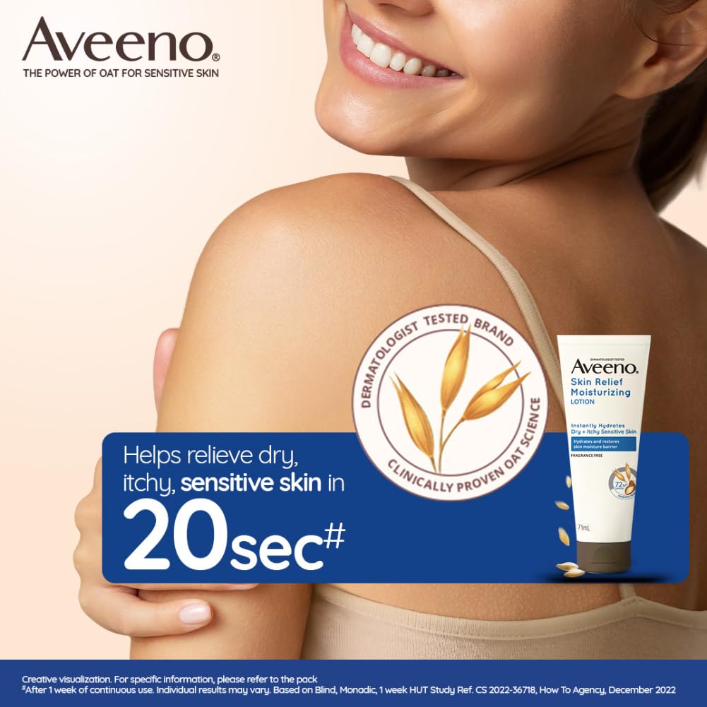Aveeno Skin Relief Moisturising Lotion for Sensitive Skin 71ml