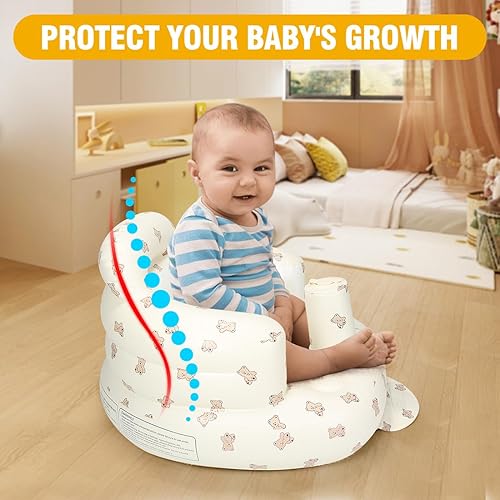 Baby Inflatable Support Seat with Built-In Pump (3–36 Months)