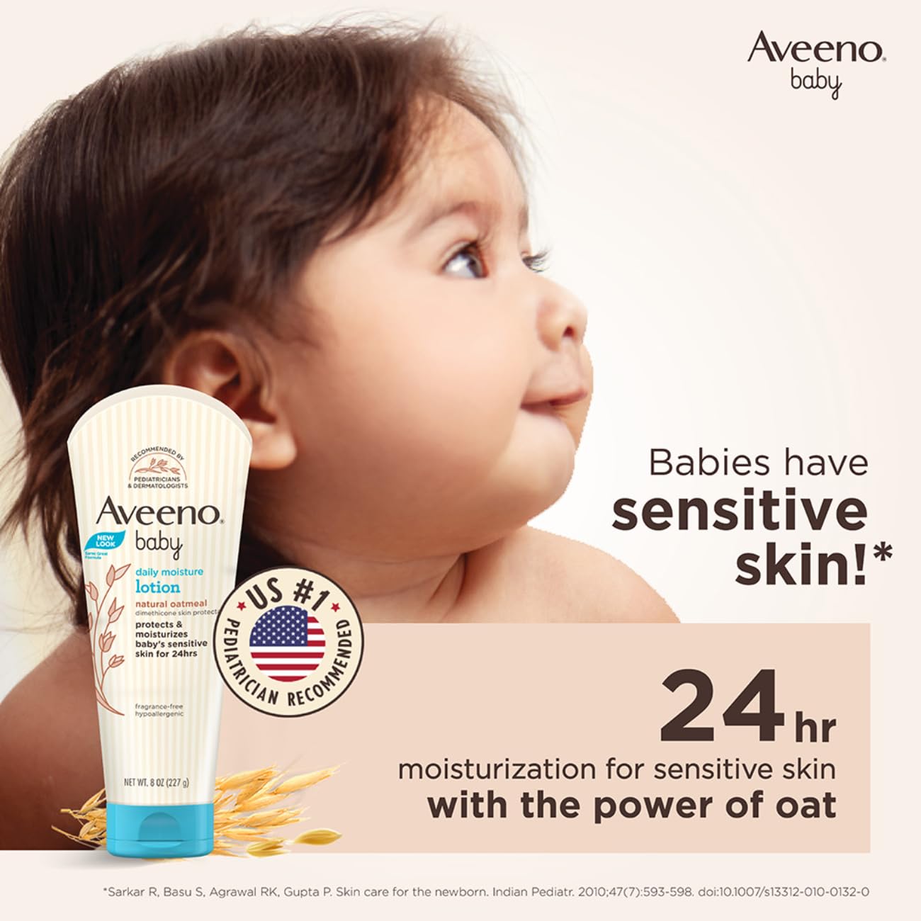 Aveeno Baby Daily Moisturising Lotion 227g - Mamadada