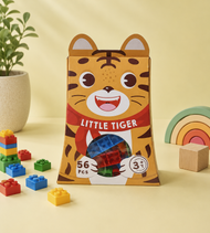 Little Tiger Building Blocks Set – 56 Pieces