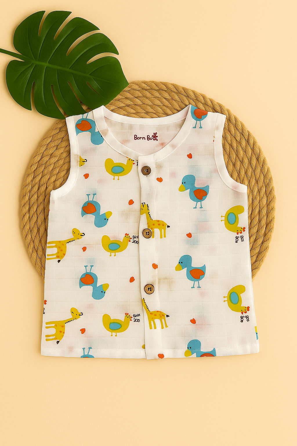 Giraffe & Bird Print Jabla - Mamadada