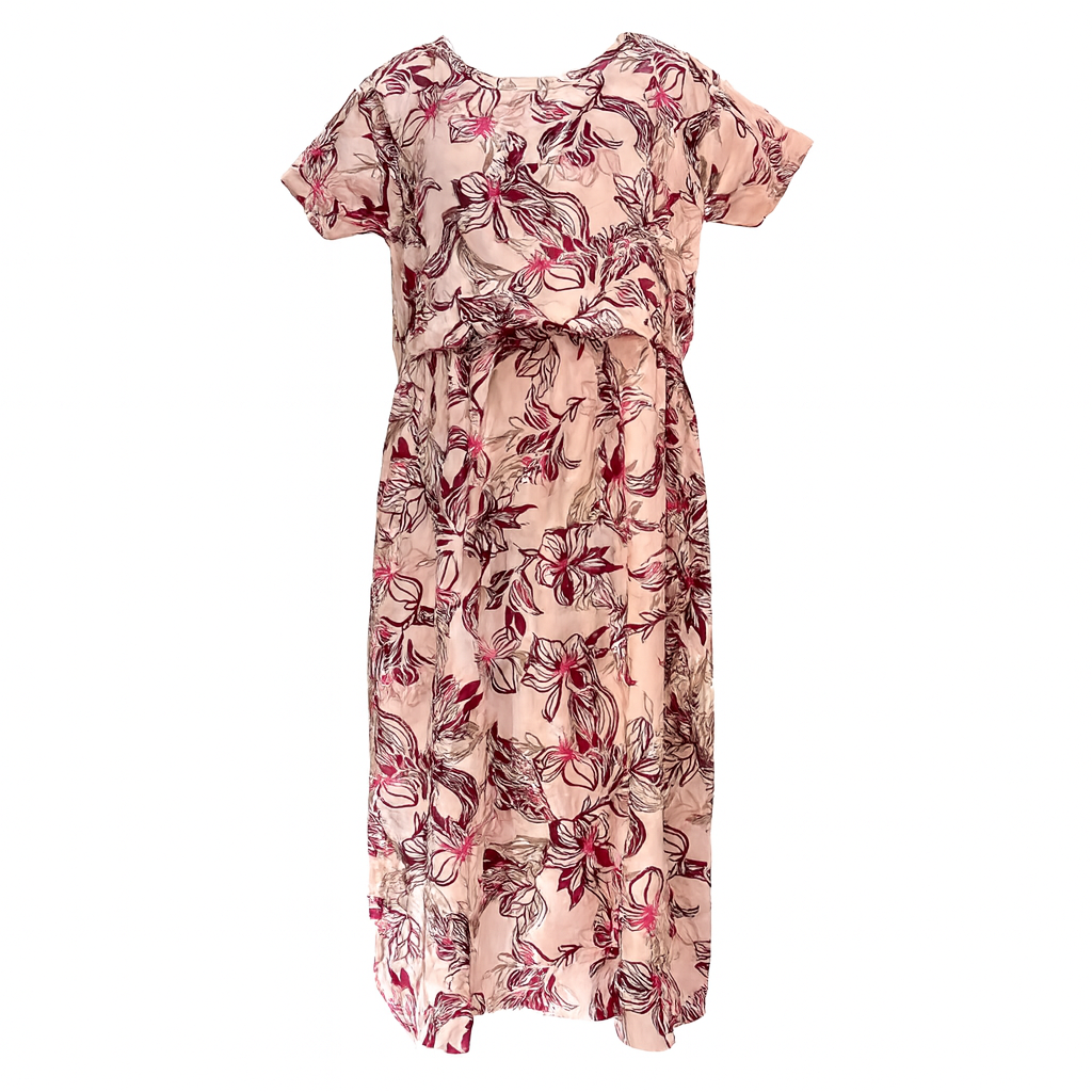 Pink Lily Feeding Maxi Dress
