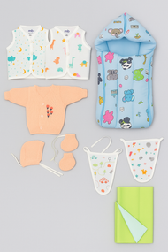 Newborn Essentials Combo Set – 10-Piece Baby Care Pack