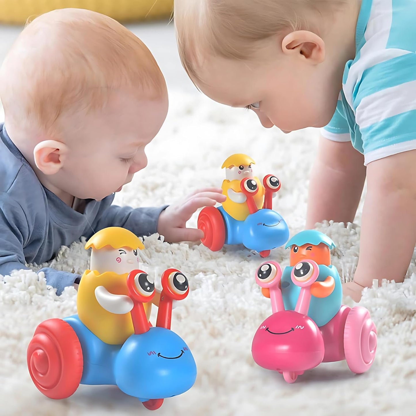 Cute Snail Wind-Up Toy (Assorted Colors) - Mamadada