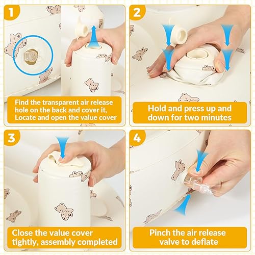 Baby Inflatable Support Seat with Built-In Pump (3–36 Months)