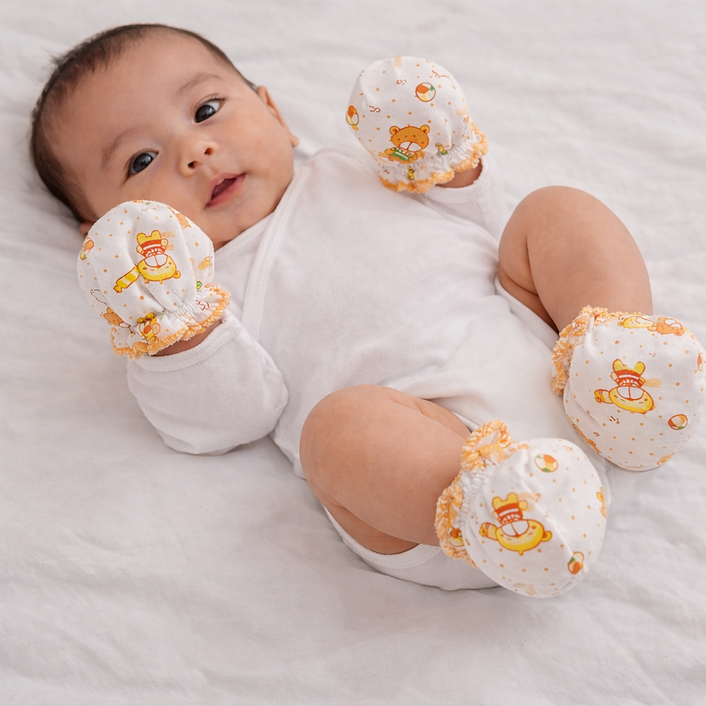 Cuddle Joy Newborn Mittens & Booties Set