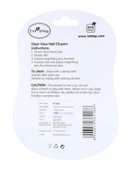 1st Step Easy Grip Baby Nail Clipper With Magnifying Glass