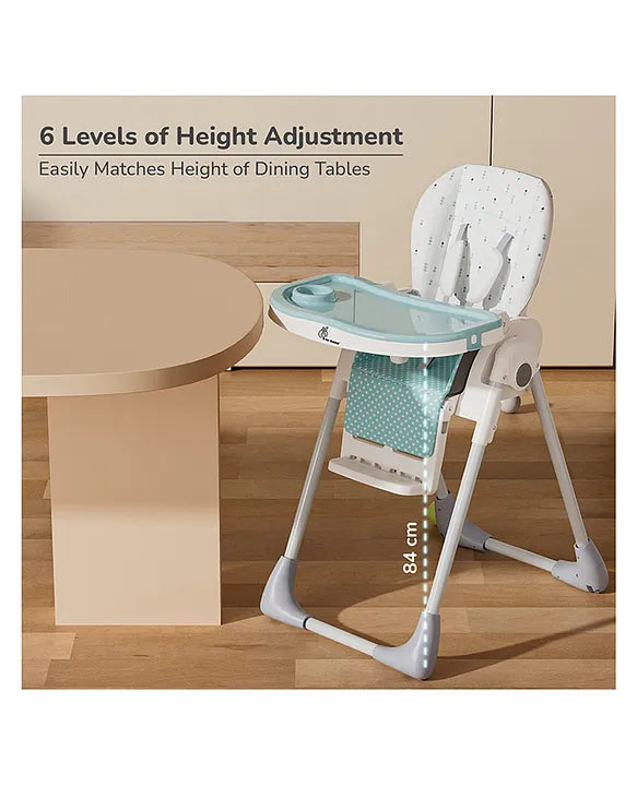 R for Rabbit Marshmallow Lite High Chair- Blue