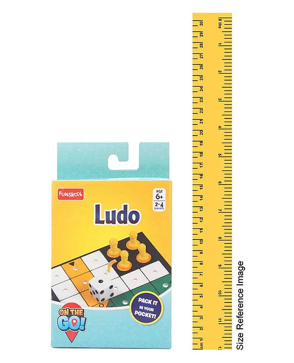 Funskool Travel Ludo - Multicolour