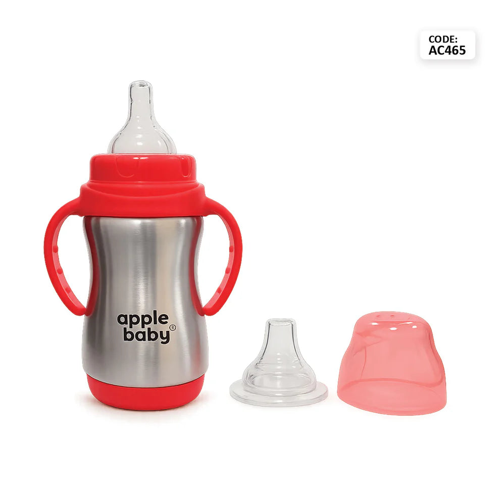 Apple Baby Steel Bottle for Babies & Kids - Mamadada