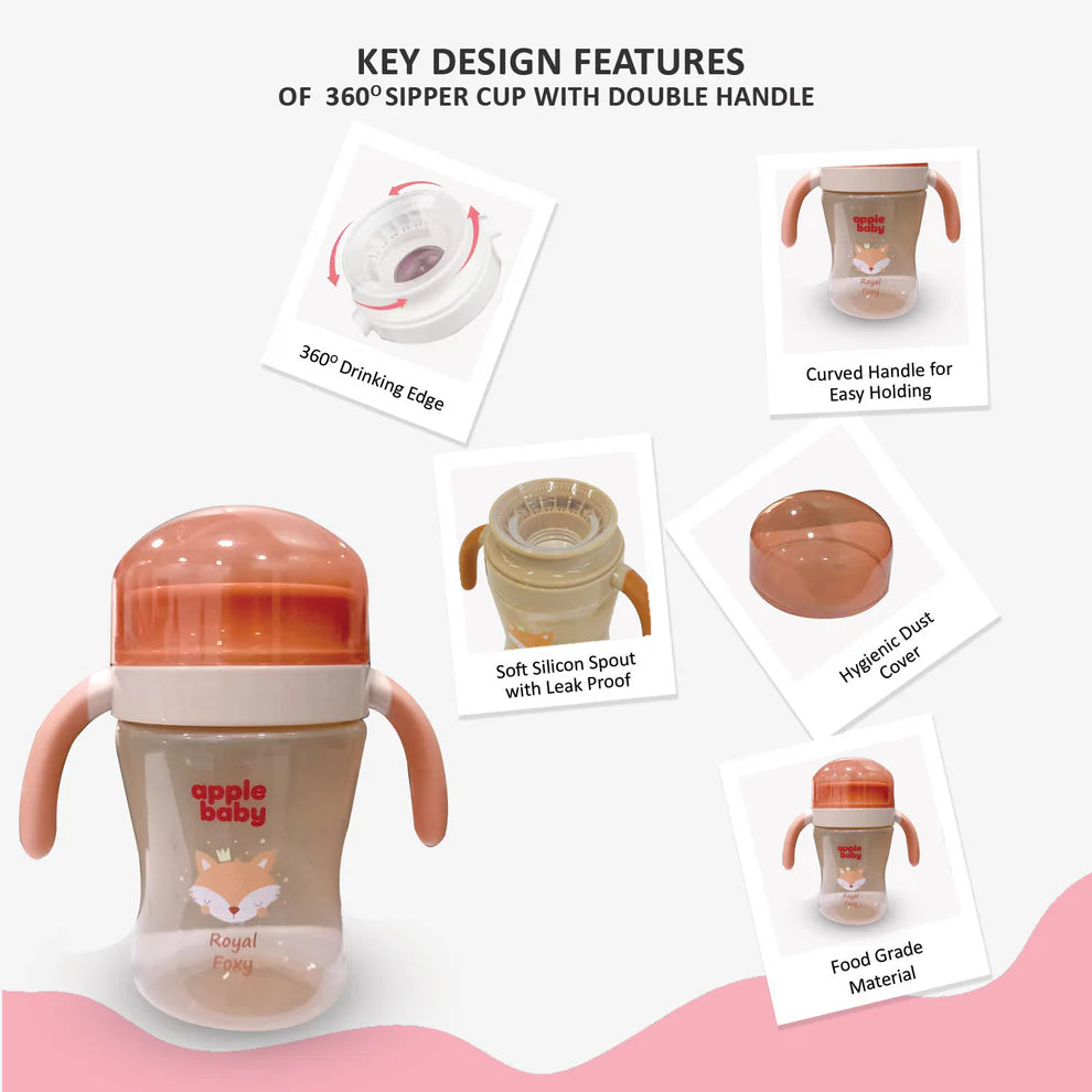 Apple Baby Sipper Bottle for Babies & Kids